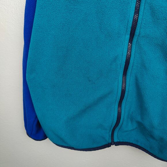Patagonia Micro D Snap-T Jacket Kids XL 14 Blue Teal Full Zip Fleece Hooded - Picture 5 of 10